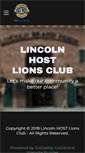 Mobile Screenshot of lincolnlionsclub.org